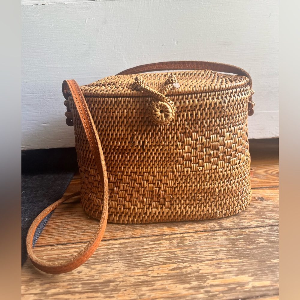 Madewell x Folk & Fortune Made in Bali woven bag